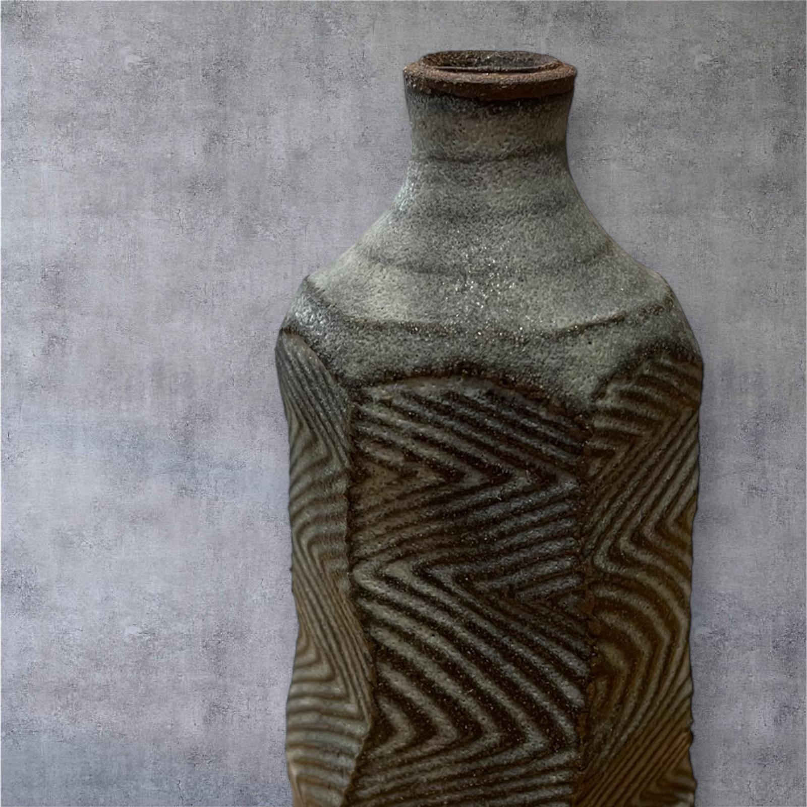 Rustic Bottle Vase